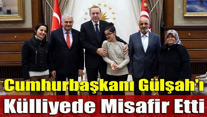 Cumhurbaşkanı Recep Tayyip Erdoğan, resmini çizip Twitter'dan paylaşan engelli Gülşah'ı