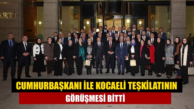 Cumhurbaşkanı ve AK Parti Genel Başkanı Recep Tayyip Erdoğan'ın Kocaeli