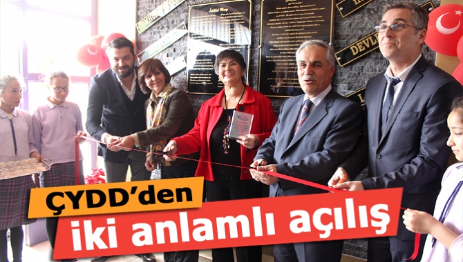 Çağdaş Yaşamı Destekleme Derneği tarafından Kandıra Bozburun İlkokulu’na kazandırılan Atatürk