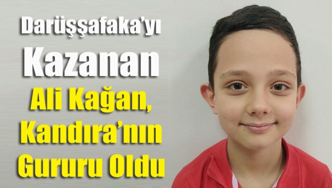Darüşşafaka Sınavı’nda Türkiye 6’ncısı olarak büyük bir başarı elde eden