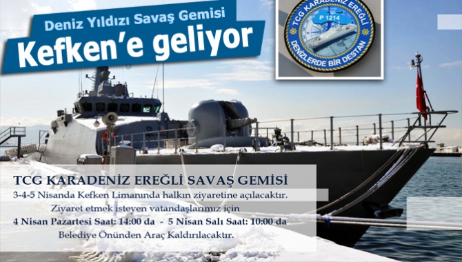 Karadeniz’de icra edilecek “Deniz Yıldızı 2016 tatbikatı” kapsamında Kefken Limanı’nı
