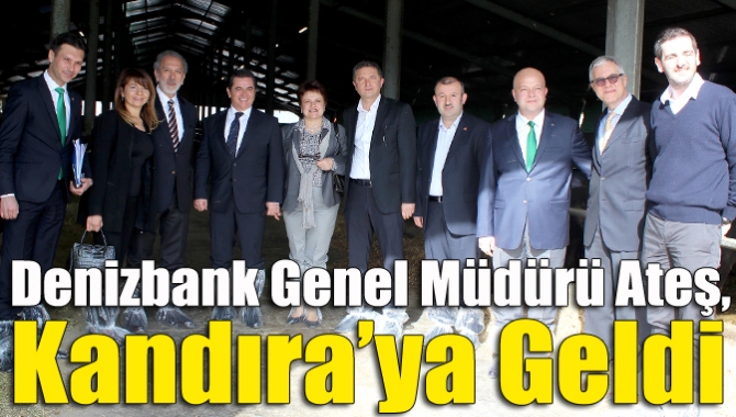 Denizbank Genel Müdürü Hakan Ateş, Kandıra’da tarıma yönelik en büyük