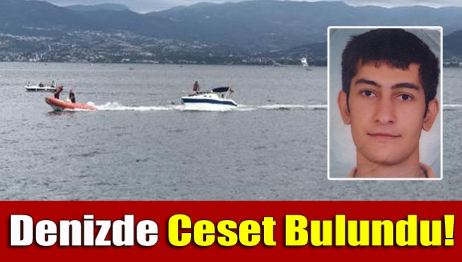 Marina açıklarında teknede bulunanlar deniz yüzeyinde hareketsiz bir kişi olduğunu