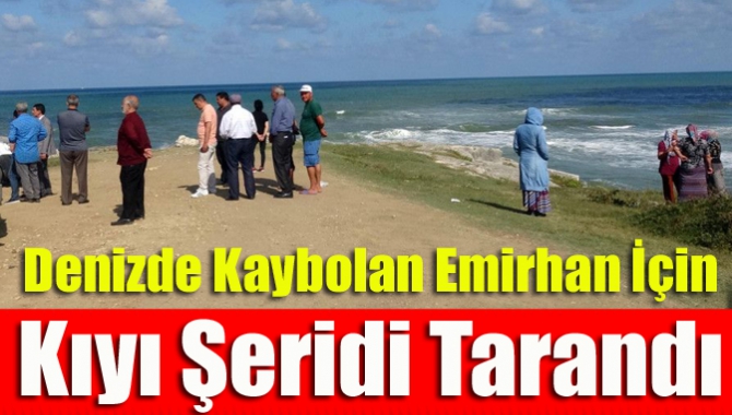 Kandıra sahilinde, serinlemek için girdiği denizde kaybolan Emirhan Doğar'ı (14)