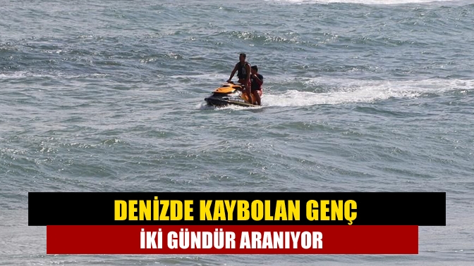 Kandıra'da denizde kaybolan gencin bulunması için helikopter destekli arama çalışmaları