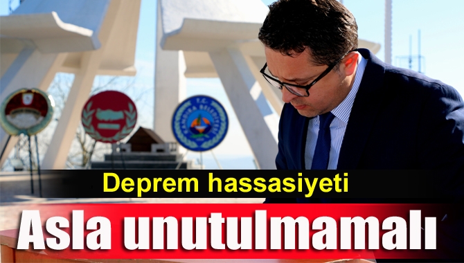 17 Ağustos Marmara Depreminin yıldönümü olması nedeniyle mesaj yayınlayan Belediye