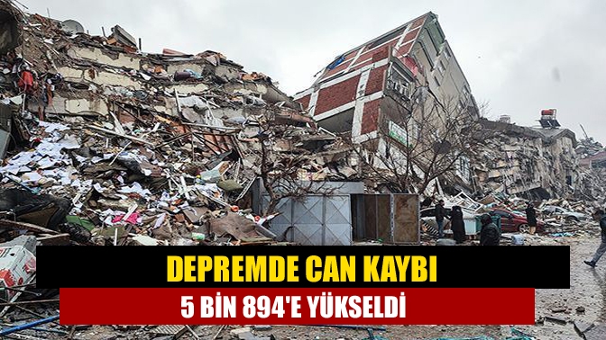 Cumhurbaşkanı Yardımcısı Oktay, Kahramanmaraş merkezli depremlerde 5 bin 894 kişinin