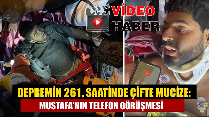Kahramanmaraş merkezli gerçekleşen depremlerin ardından geçen 261. saatin sonrasında Hatay'dan