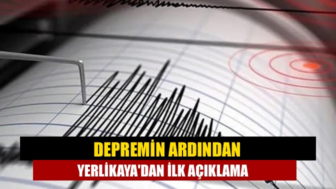 Çanakkale’de meydana gelen 4.9 şiddetindeki depremin ardından İçişleri Bakanı Ali