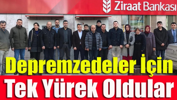 AK Parti Kandıra İlçe Teşkilatı, Elazığ ve Malatya’daki depremzedeler için