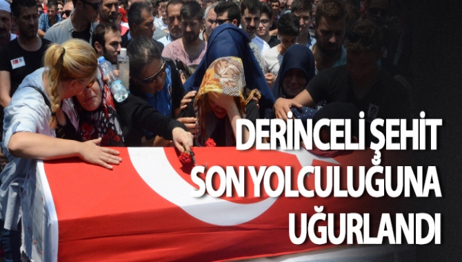 Atatürk Havalimanı’nda şehit olan polis memuru son yolculuğuna uğurlandı