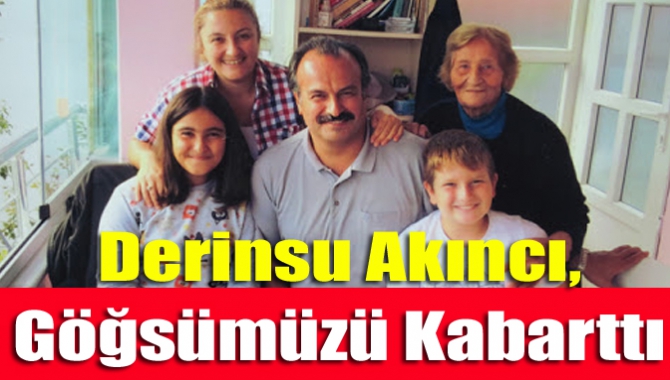 Kandıra Anadolu Lisesi öğrencisi Derinsu Akıncı, Kocaeli'nin göğsünü kabartan bir