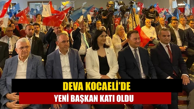 Demokrasi ve Atılım (DEVA) Partisi Kocaeli 2. Olağan Kongresi’nde il