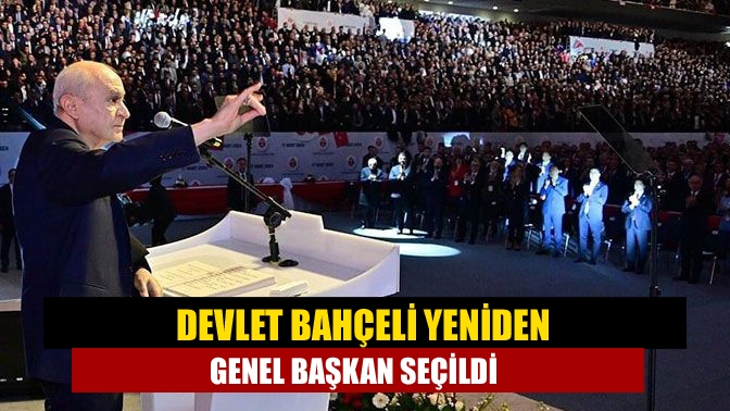 Milliyetçi Hareket Partisi’nin 14. Olağan Büyük Kurultayı Ankara Spor Salonu’nda