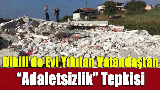 2018 yılında yaptırdığı evi imar barışından yararlanamadığı için yıkılan Hüseyin