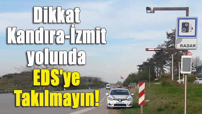 Kandıra-İzmit yolunda meydana gelen kazaları önleme amaçlı Kandıra İlçe Jandarma