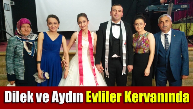 Kandıra’nın tanınmış simalarından Aydın Efe ile Dilek Korkmaz, mutluluğa ‘evet’