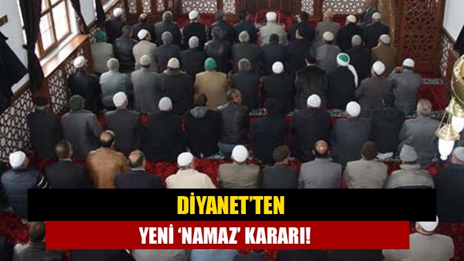 Diyanet İşleri Başkanlığı, temizlik ve maske kurallarına uyulmak kaydıyla cami