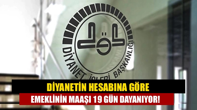 Diyanet'e göre dört kişilik bir aile günde en az 520