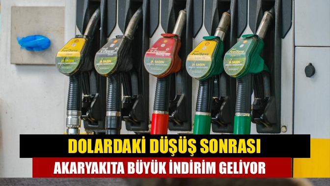 Döviz fiyatlarında sert düşüş sonrası akaryakıt fiyatlarına da indirimin yolu