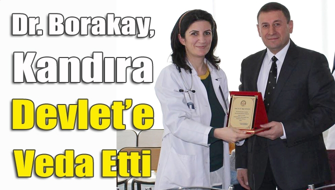 M. Kazım Dinç Kandıra Devlet Hastanesi’nde görevli iken tayini çıkan