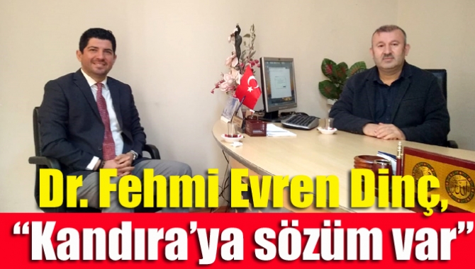 Sağlık eski bakanı Kazım Dinç’in oğlu Dr. Fehmi Evren Dinç,