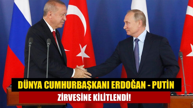 Cumhurbaşkanı Erdoğan ve Rusya Devlet Başkanı Putin Özbekistan'da bir araya