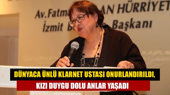 İzmit'te düzenlenen 1. Uluslararası Mustafa Kandıralı Klarnet Yarışması’nda ödüller sahiplerini