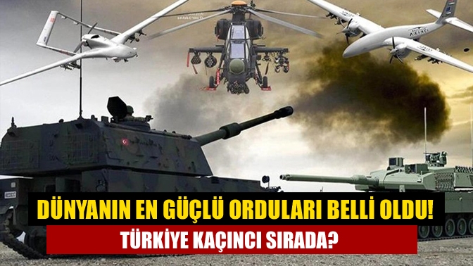 ABD merkezli Global Fire Power 2024 yılındaki dünyanın en güçlü