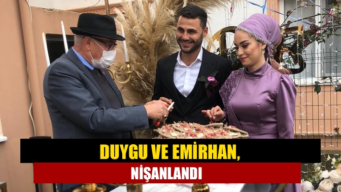 Kefken Mahallesi’nin sevilen gençlerinden Emirhan Ekrem ile Duygu Altınay, evlilik