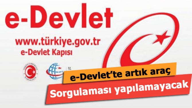 Bir dizi hizmete erişimin sağlandığı e-Devlet Kapısı üzerinden artık plaka
