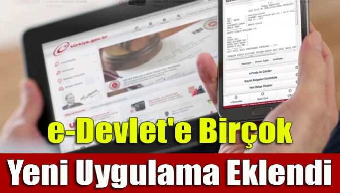 E-Devlet sistemi gelişmeye devam ediyor. Vatandaşlar artık birçok yeni hizmetten
