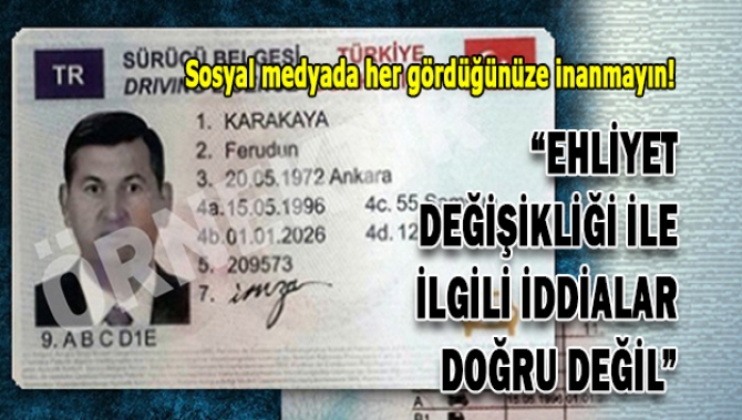 Sosyal medyada yayılan ehliyet değişikliği ile ilgili iddialara karşı AHEF Yönetim Kurulu Üyesi Uzm. Dr. Erkut Coşkun'dan açıklama geldi. Coşkun bu iddiaların gerçekleri yansıtmadığını kamuoyuna duyurdu. 