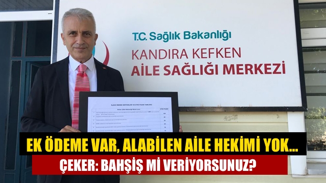 Başkan Çeker, Sağlık Bakanı Koca’nın Aile Sağlığı Merkezi (ASM) çalışanlarına