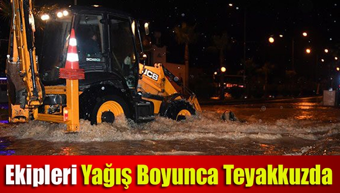Büyükşehir ekipleri Kocaelide kısa sürede 30 kilograma ulaşan sağanak yağışta