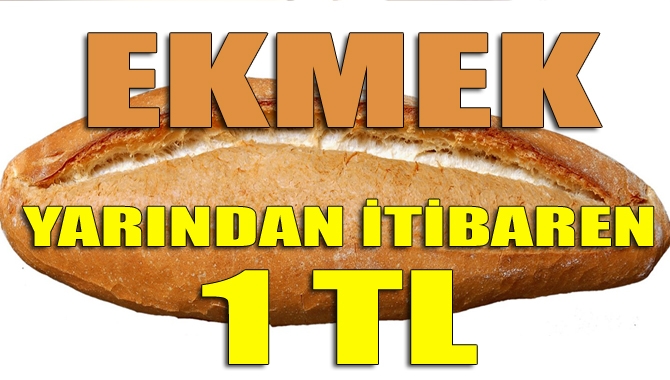 Fırıncılar Odası Başkanı Ali Sarı tarafından ekmeğin yarından itibaren 1