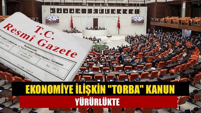 Ekonomiye ilişkin düzenlemeler içeren Gelir Vergisi Kanunu ile Bazı Kanun