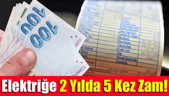 Elektriğe 2018 Ağustos’tan beri 5 kez zam gelmesi halkın tepkisini