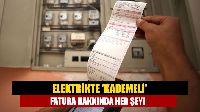 Elektrikte yılbaşı itibarıyla geçilen kademeli tarifede, abonelerin elektrik tüketimleri, limit
