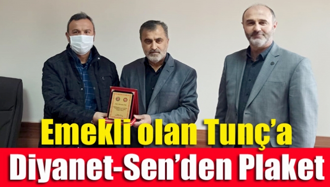 Kandıra İlçe Müftülüğü personellerinden emekli olan Mükremin Tunç’a 36 yıllık