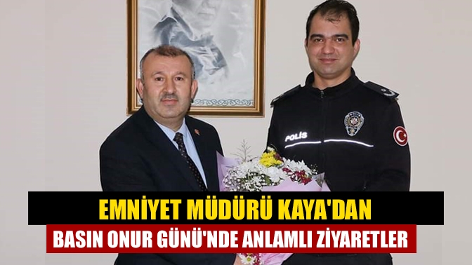 Kandıra İlçe Emniyet Müdürü İlker Kaya, 16 Ocak Basın Onur