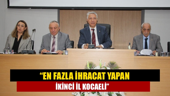 Kocaeli Ticaret Odası haziran ayı meclis toplantısında konuşan KOTO Başkan