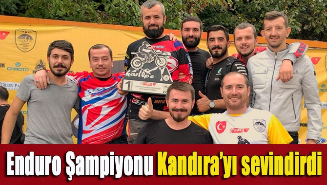 Kartepe'de düzenlenen Türkiye Enduro ve ATV Şampiyonası'nın 2'nci ayak yarışlarında
