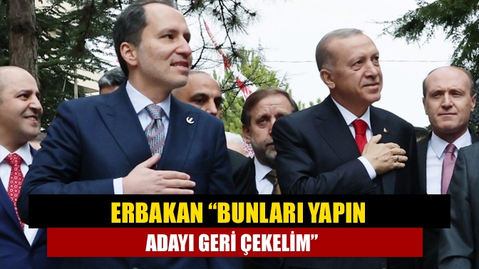 Yeniden Refah Partisi (YRP) Genel Başkanı Fatih Erbakan İstanbul adayını