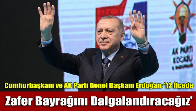 12 ilçenin Belediye Başkan adayını açıklamak üzere kentimize gelen Recep