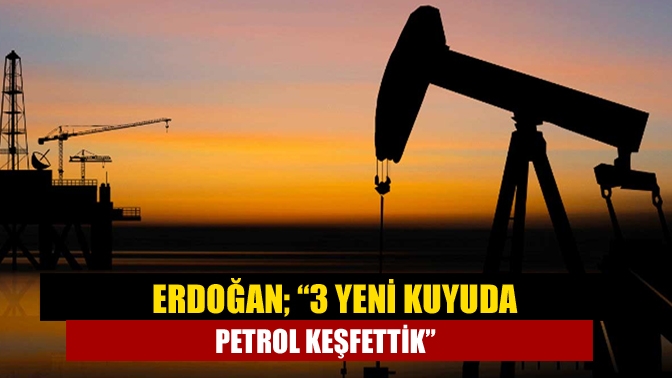 Cumhurbaşkanı Erdoğan, “Karadeniz'de bulduğumuz gazın ardından kara alanlarındaki çalışmalarımızın da