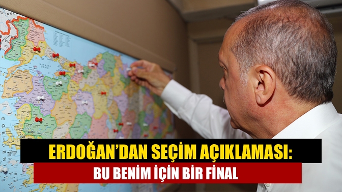 Cumhurbaşkanı ve AK Parti Genel Başkanı Recep Tayyip Erdoğan, “Benim