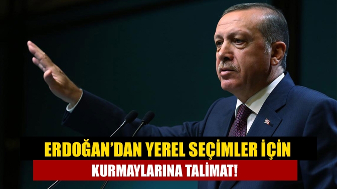 Cumhurbaşkanı Erdoğan, Cumhurbaşkanlığı seçimlerinin ardından yerel seçimler için harekete geçti.