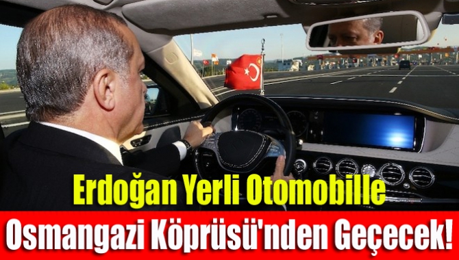 Türkiye'nin Otomobili Girişim Grubu'nca yapılan elektrikli yerli otomobil, Cumhurbaşkanı Recep