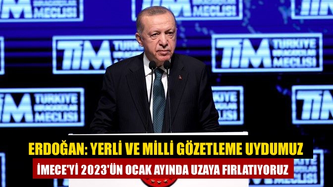Cumhurbaşkanı Recep Tayyip Erdoğan, Türksat Genel Müdürlüğünün Gölbaşı yerleşkesinde Türksat
